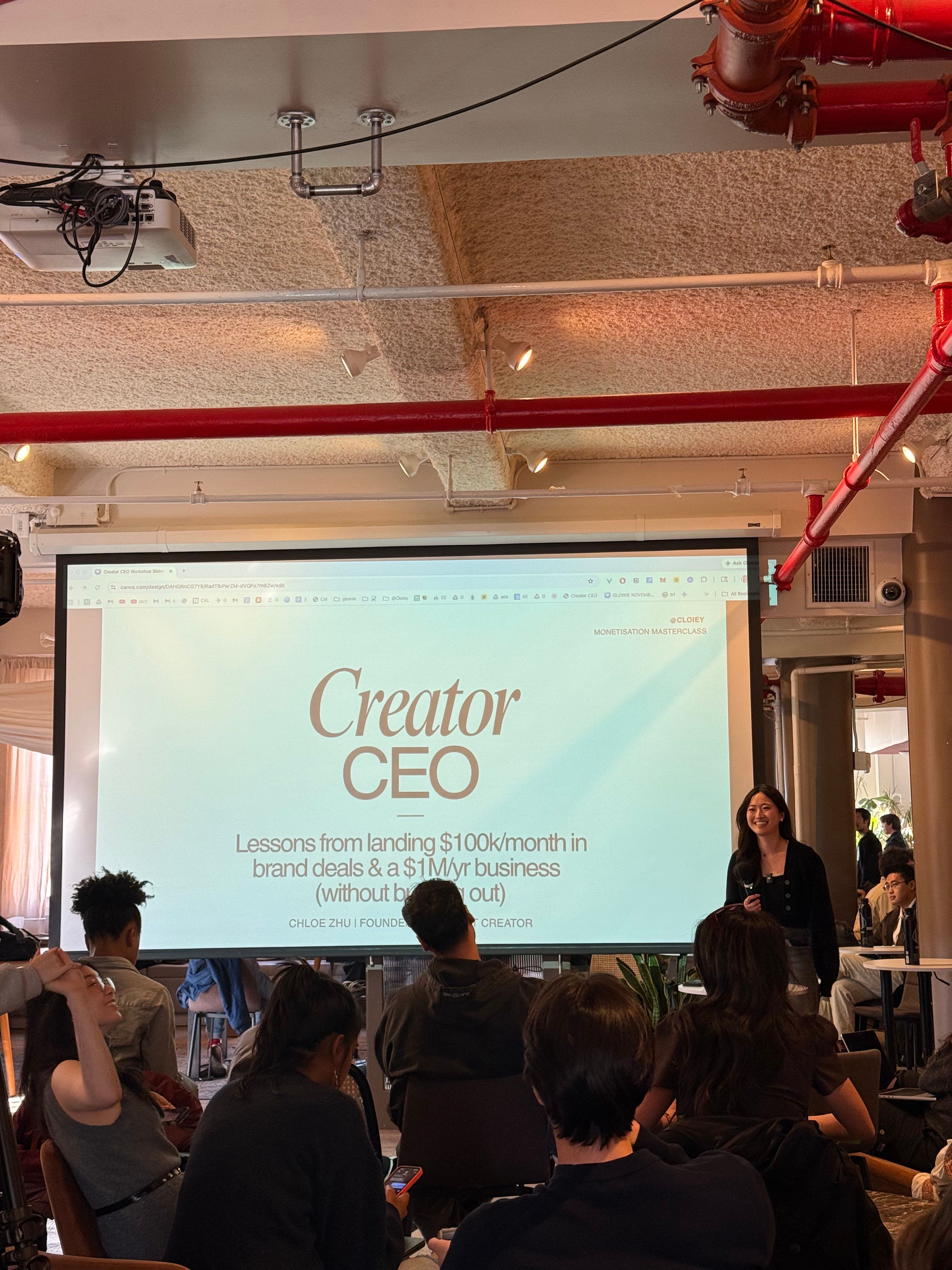 Another creator workshop! All things monetization. Talking about @sprk.so and the Atmosphere with creators well versed in making a career in social media.