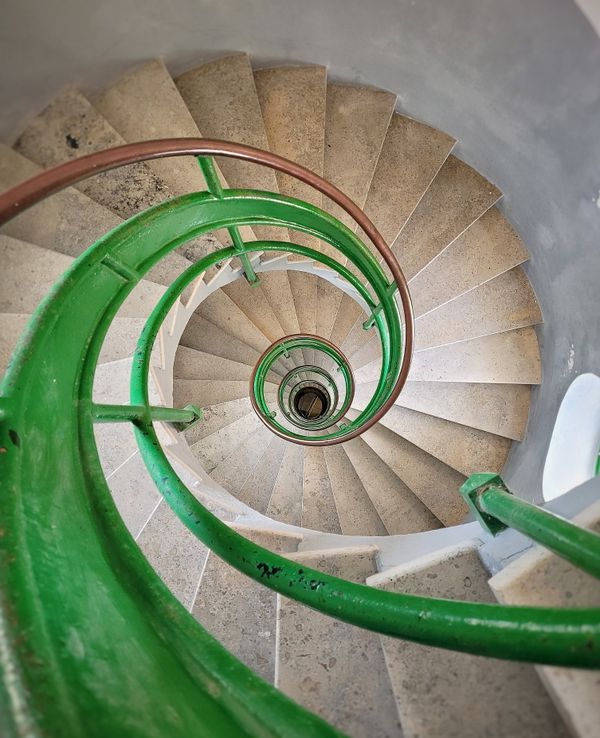 Spiral staircase #france #iledyeu